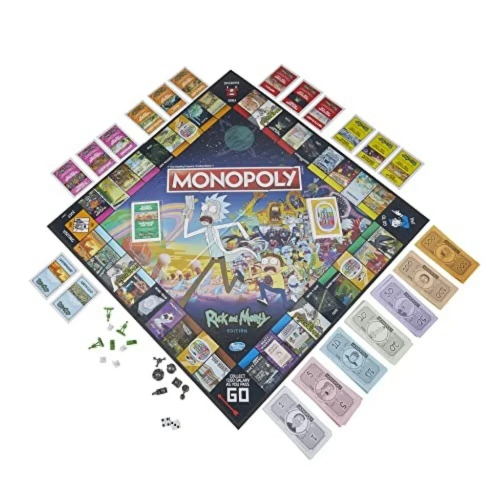 Hasbro Monopoly: Rick and Morty Edition Board Game